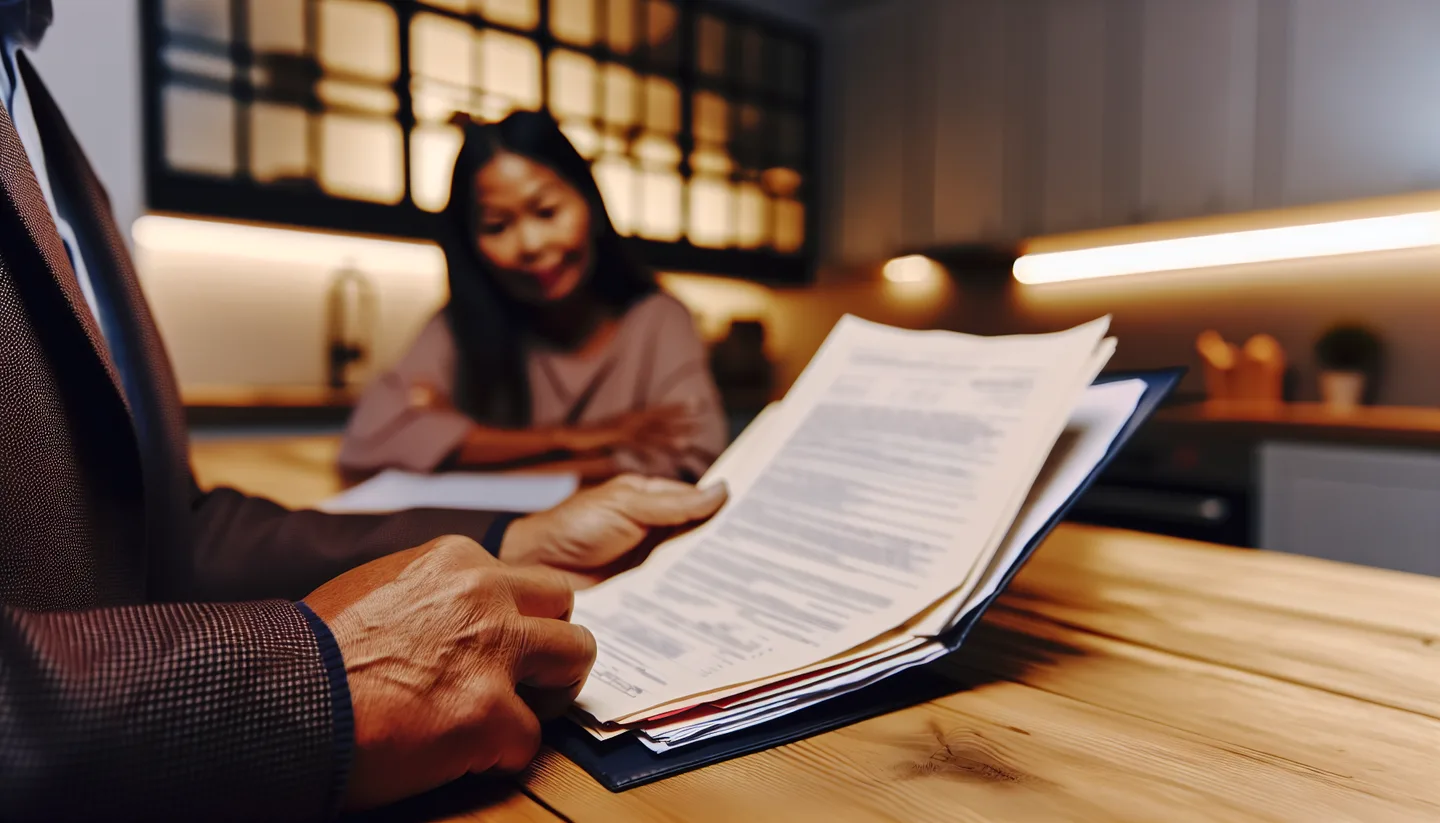 Sorting through inherited land documents and deed paperwork
