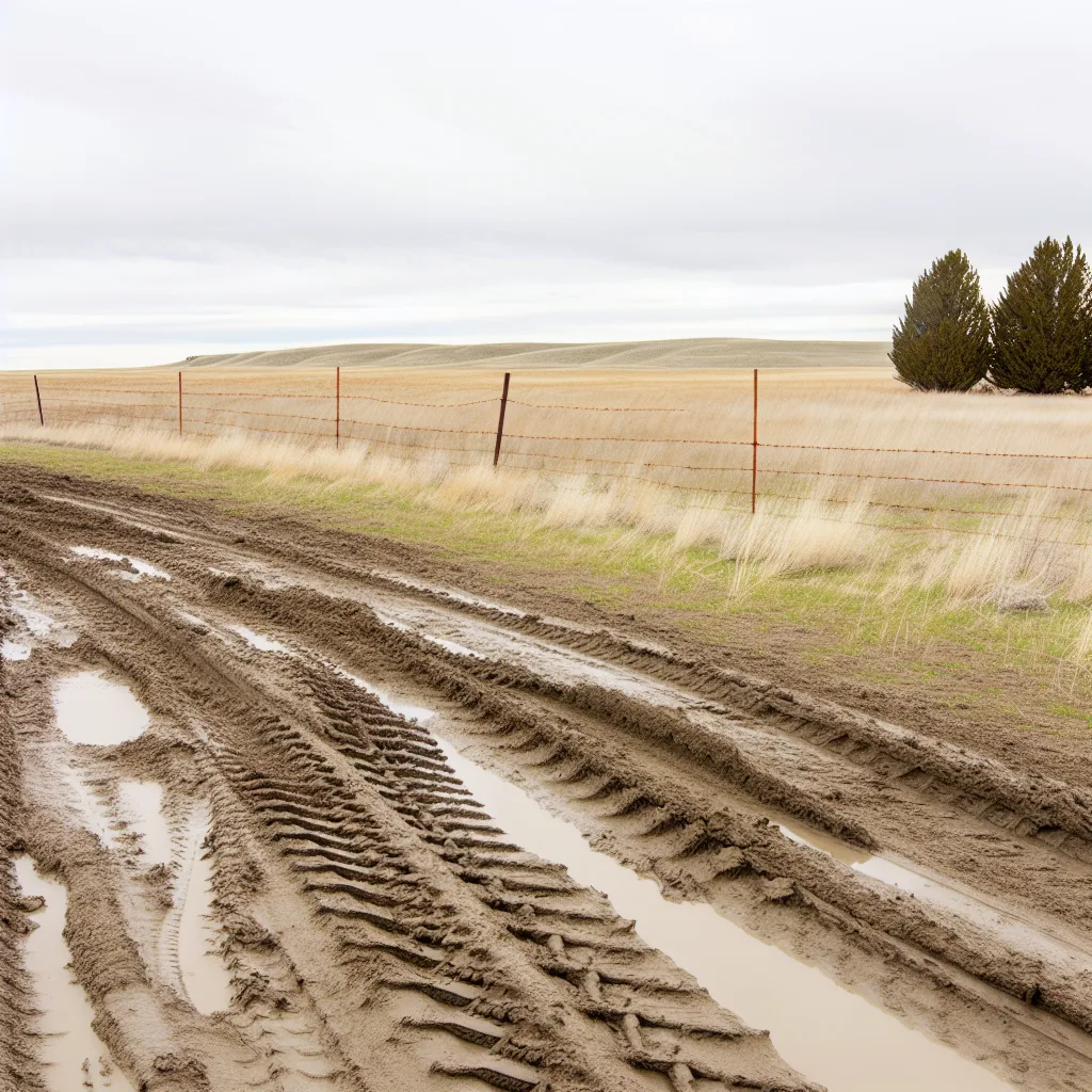Rural acreage with open grassland and conifer forest in Kennewick, Washington