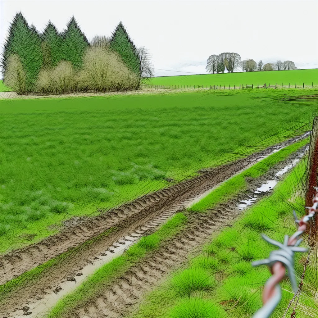 Rural acreage with open grassland and conifer forest in Olympia, Washington