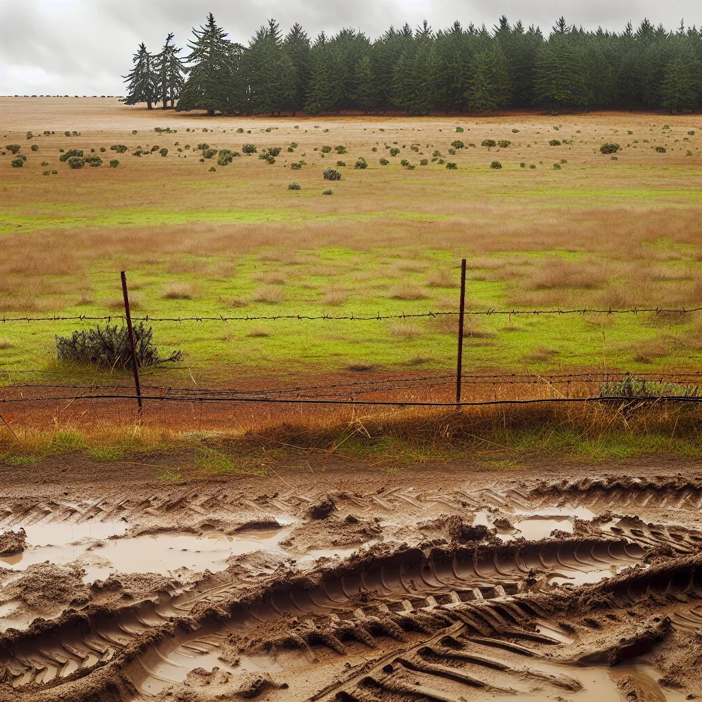 Rural acreage with open grassland and conifer forest in Seattle, Washington