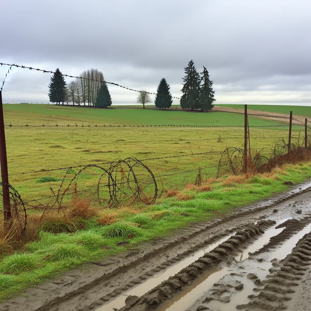 Rural acreage with open grassland and conifer forest in Whatcom County, Washington