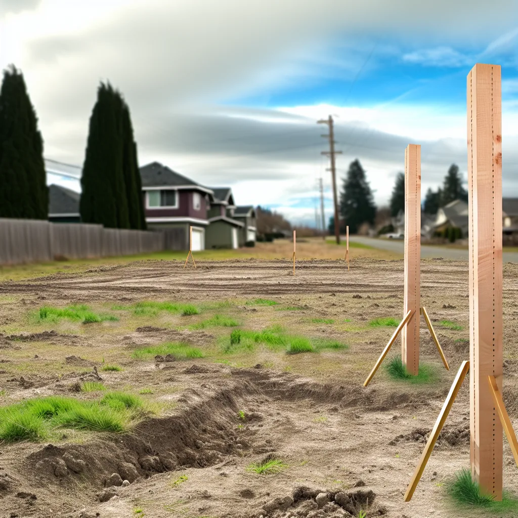 Cleared vacant residential lot for sale in Skagit County, Washington