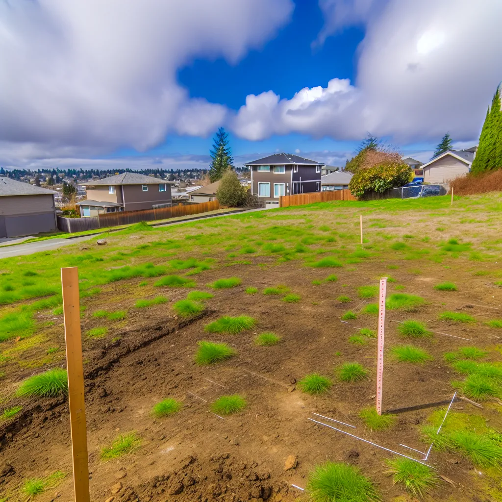 Cleared vacant residential lot for sale in Tacoma, Washington