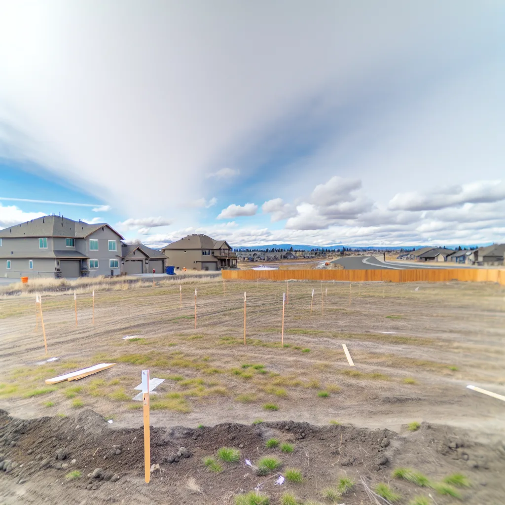 Cleared vacant residential lot for sale in Yakima, Washington