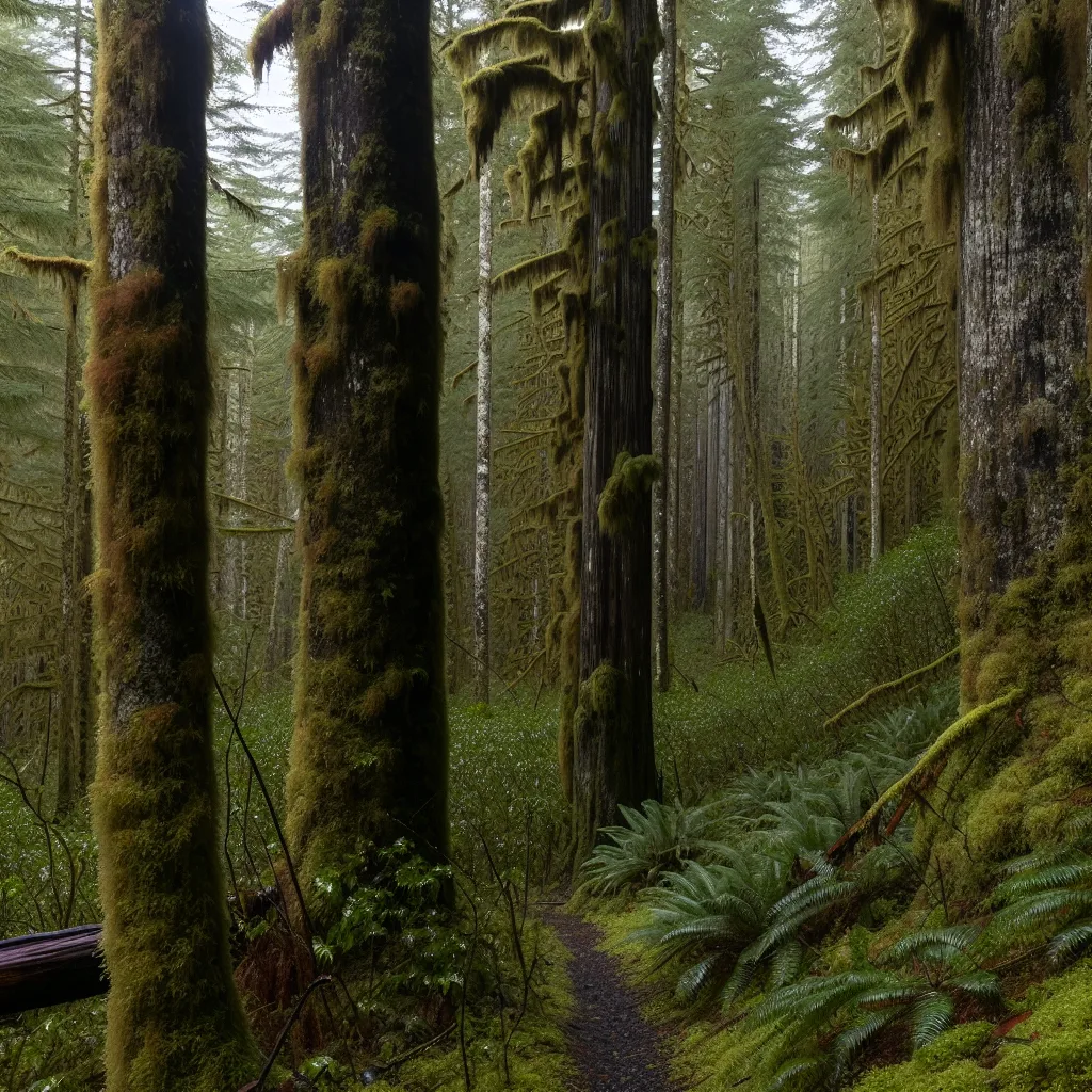 Wooded forest parcel with Douglas fir and cedar trees in Benton County, Washington