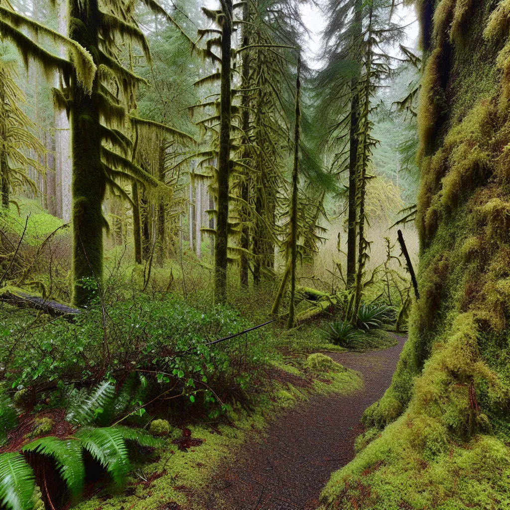 Wooded forest parcel with Douglas fir and cedar trees in King County, Washington