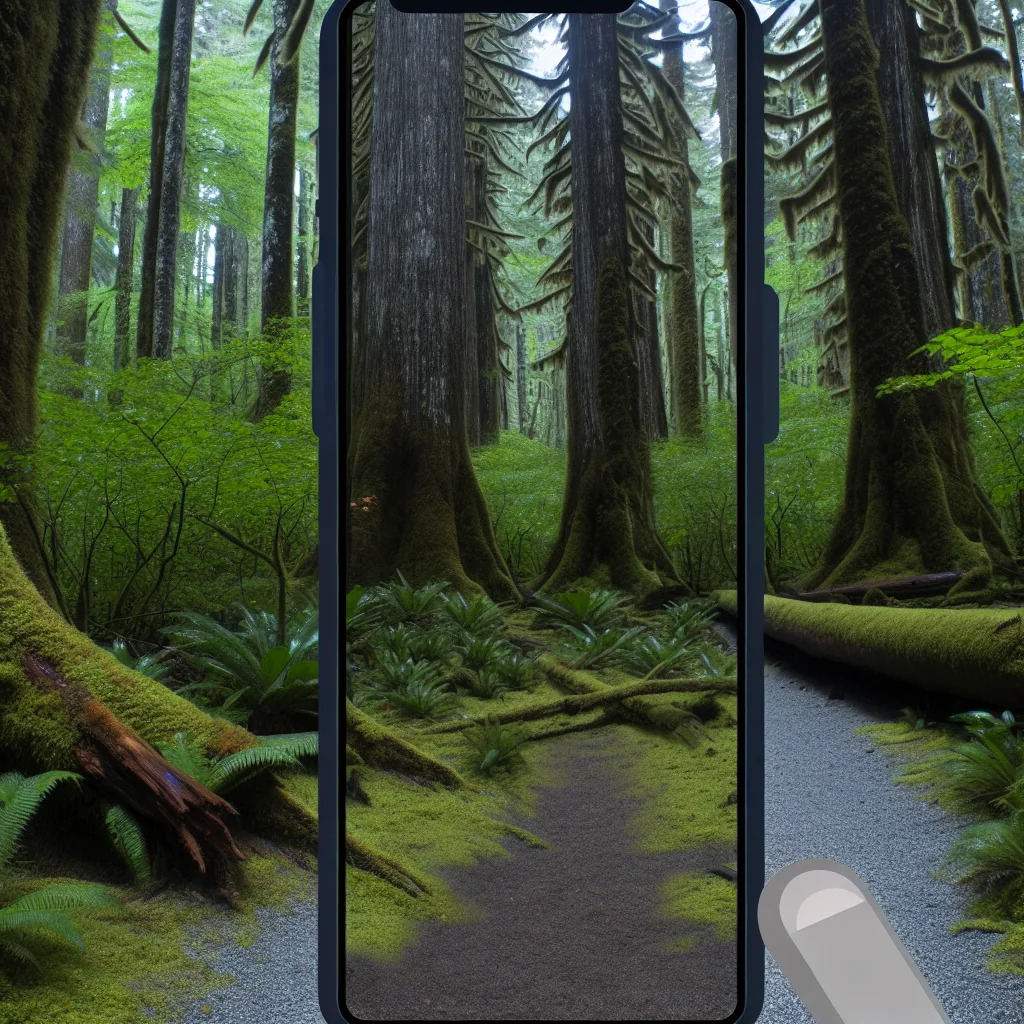 Wooded forest parcel with Douglas fir and cedar trees in Seattle, Washington